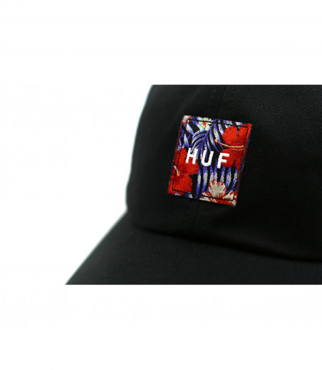 Cap Huf schwarz Patch